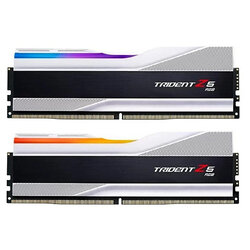 Модуль пам`ятi DDR5 2x16GB/6000 G.Skill Trident Z5 RGB Silver (F5-6000J3636F16GX2-TZ5RS)