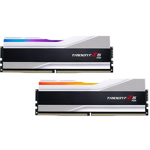 Модуль памяти DDR5 2x16GB/7600 G.Skill Trident Z5 RGB Silver (F5-7600J3646G16GX2-TZ5RS)
