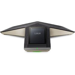SIP-конференц телефон Poly Trio C60, 3 x Omni Mic, радіус дії 6,1 м, RJ45, USB-A, Micro USB, Bluetooth 4.2, WiFi, PoE, сірий