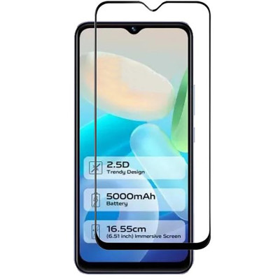 Захисне скло BeCover для Vivo Y02/Y02A Black (709275)