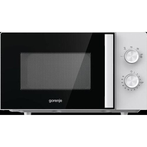 Мікрохвильова піч Gorenje, 17л, мех. керув., 700Вт, дисплей, білий