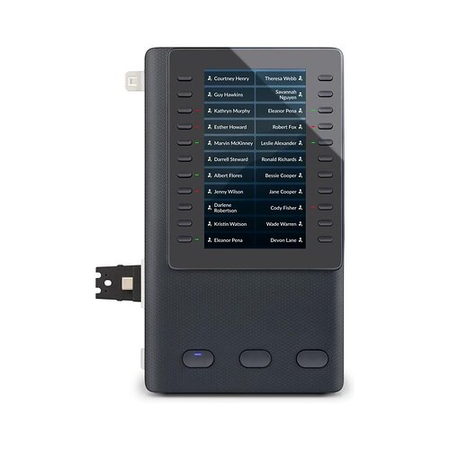 Модуль розширення Poly Edge E для SIP-телефонів E400, E450, E500, E550, 22 лінії (66 з пейджингом), сірий