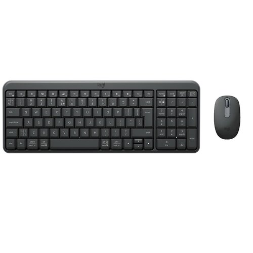 Комплект (клавіатура, миша) бездротовий Logitech MK250 Graphite (920-013823)