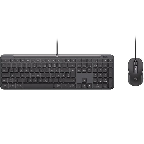 Комплект (клавиатура, мышь) Logitech Signature Slim Combo MK620 Graphite (920-013349)