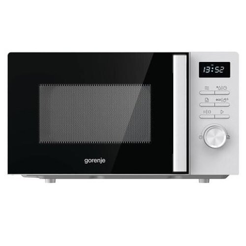 Мікрохвильова піч Gorenje, 20л, електр. керув., 800Вт, дисплей, білий