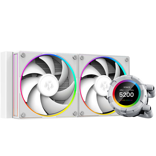 Система водяного охолодження ID-Cooling Space LCD SL240 White