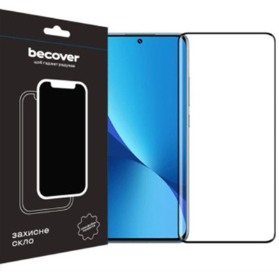 Защитное стекло BeCover для Xiaomi Redmi 12 Black (709610)