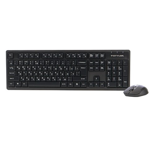 Комплект (клавіатура, миша) бездротовий A4Tech FG1200S Black