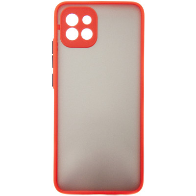 Чехол-накладка Dengos Matt для Samsung Galaxy A03 SM-A035 Red (DG-TPU-MATT-95)