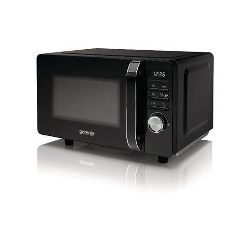 Мікрохвильова піч Gorenje, 20л, електр. керув., 700Вт, гриль, дисплей, чорний