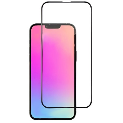Захисне скло для Apple iPhone 14/13/13 Pro Black, 0.3 мм, 5D/10D (Z22167) без упаковки Захисне скло для Apple iPhone 14/13/13 Pro Black, 0.3 мм, 5D/10D (Z22167) без упаковки