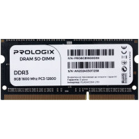 Модуль памяти SO-DIMM DDR3L 8GB/1600 Prologix (PRO8GB1600D3S)