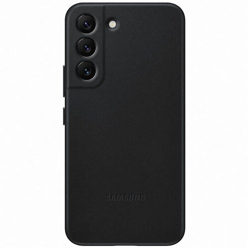 Чехол-накладка Samsung Leather Cover для Samsung Galaxy S22 SM-S901 Black (EF-VS901LBEGRU)