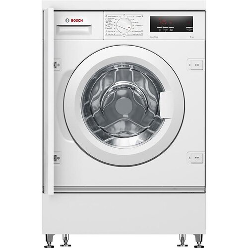 Пральна машина Bosch вбудовувана фронтальна, 8кг, 1200, C, 55см, дисплей, білий