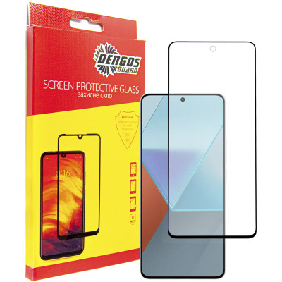 Захисне скло Dengos для Xiaomi Redmi Note 13 5G Black Full Glue (TGFG-328)
