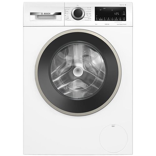 Пральна машина Bosch фронтальна, 9кг, 1400, A, 59см, дисплей, білий