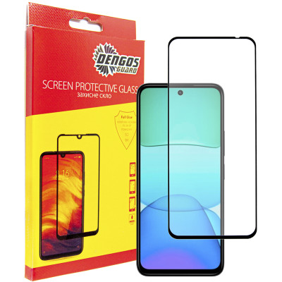 Захисне скло Dengos для Xiaomi Redmi 13 4G Black Full Glue (TGFG-361)