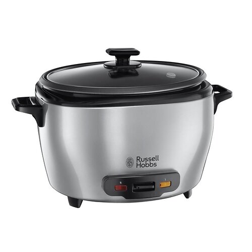 Рисоварка Russell Hobbs MaxiCook, 1000Вт, чаша-5л, електронне керув., нерж. сталь, чорний