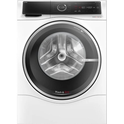 Прально-сушильна машина Bosch фронтальна, 10.5(6)кг, 1400, A, 60см, дисплей, i-Dos, інвертор, пара, білий