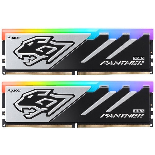 Модуль памяти DDR5 2x16GB/5600 Apacer Panther RGB (AH5U32G56C5229BAA-2)