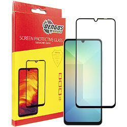 Захисне скло Dengos для Samsung Galaxy A06 SM-A065 Black Full Glue (TGFG-365)