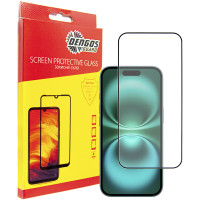 Защитное стекло Dengos для Apple iPhone 16 Plus Black Full Glue (TGFG-368) Защитное стекло Dengos для Apple iPhone 16 Plus Black Full Glue (TGFG-368)