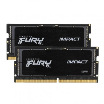 Модуль пам`ятi SO-DIMM 2x16GB/4800 DDR5 Kingston Fury Impact (KF548S38IBK2-32)