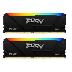 Модуль памяти DDR4 2x16GB/3200 Kingston Fury Beast RGB (KF432C16BB12AK2/32WP)
