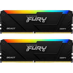 Модуль пам`яті DDR4 2x8GB/3200 Kingston Fury Beast RGB (KF432C16BB2AK2/16WP)