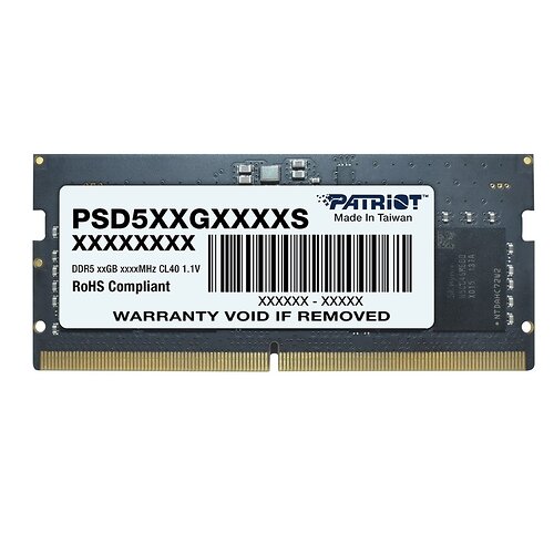 Модуль пам`яті SO-DIMM DDR5 32GB/5600 Patriot Signature Line (PSD532G56002S)