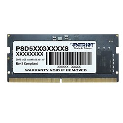 Модуль пам`яті SO-DIMM DDR5 32GB/5600 Patriot Signature Line (PSD532G56002S)