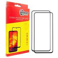 Защитное стекло Dengos для Samsung Galaxy A56 5G SM-A566 Black Full Glue (DG-TG2P-69) 2шт