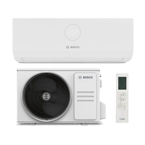 Кондиціонер Bosch Climate 3000i 70м2 інвертор 24000BTU 7.0кВт A++/A+ -15°С Wi-Fi-ready R32 білий