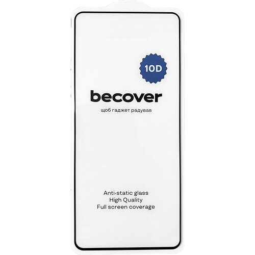 Захисне скло BeCover для Motorola Moto G35 Black 10D (712715)