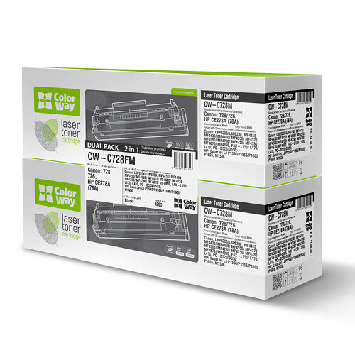 Картридж ColorWay (ColorWay-C728FM) Canon MF4410/LBP6200 Universal Dual Pack