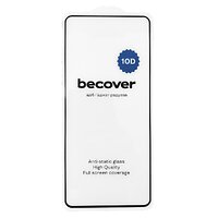 Захисне скло BeCover для Motorola Moto G55 Black 10D (712717)