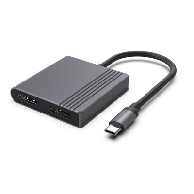 Док-станция Cablexpert USB-C 3-в-1 (A-CM-HDMIFDPF-01)