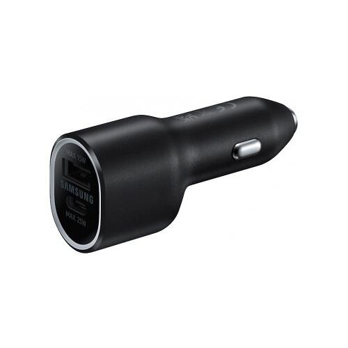 Зарядний пристрій автомобільний Samsung 40Вт USB-A/USB-C, чорний