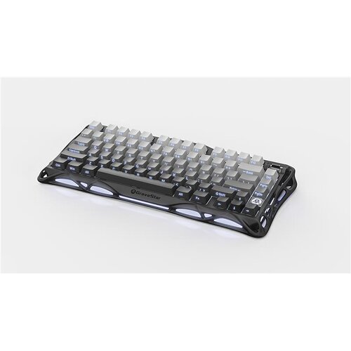 Клавіатура механічна GravaStar Mercury K1 80keys, GravaStar x Kailh Cheery Pink, EN, BT/WL/USB, чорний