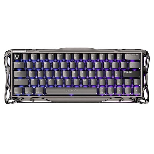 Клавіатура магнітна GravaStar Mercury V60 Pro 60keys, GravaStar Blackcore, USB-A, 8k,RGB, GunMetal