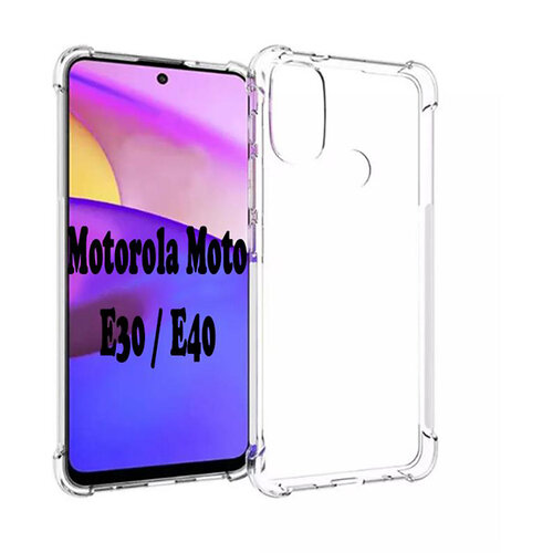 Чехол-накладка BeCover Anti-Shock для Motorola Moto E30/E40 Clear (707882)