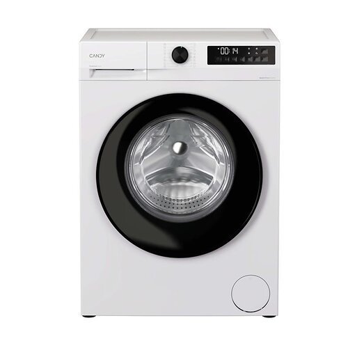 Пральна машина Candy ProWash 300 фронтальна, 9кг, 1400, A, 54.8см, дисплей, пара, інвертор, люк чорний, білий