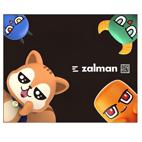 Игровая поверхность Zalman MP2 B Small, (260x210мм), черная (ZM-MP2B)_акция