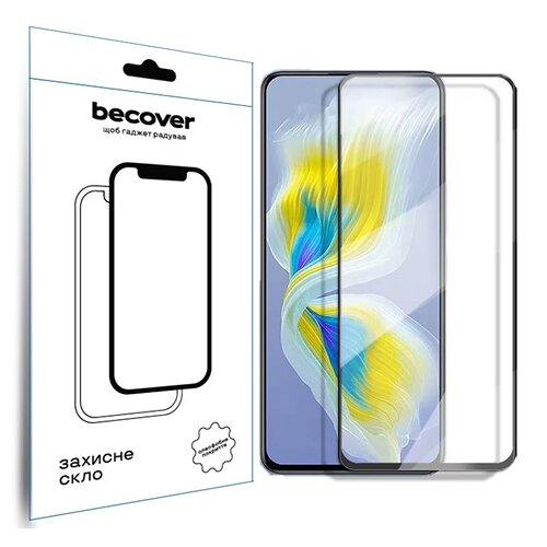 Защитное стекло BeCover для Infinix Smart 9 (X6532) Black (712347)