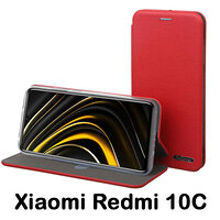 Чехол-книжка BeCover Exclusive для Xiaomi Redmi 10C Burgundy Red (707948)