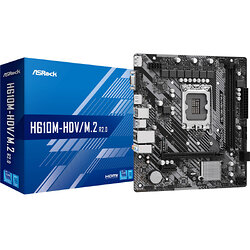 Материнская плата ASRock H610M-HDV/M.2 R2.0 Socket 1700