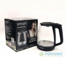 Электрочайник SMART FY-488 (2200Вт., 1,7л., диск, стекл., чёрный) Электрочайник SMART FY-488 (2200Вт., 1,7л., диск, стекл., чёрный)