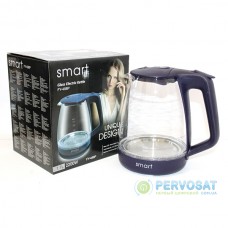 Электрочайник SMART FY-488 (2200Вт., 1,7л., диск, стекл., фиолетовый) Электрочайник SMART FY-488 (2200Вт., 1,7л., диск, стекл., фиолетовый)