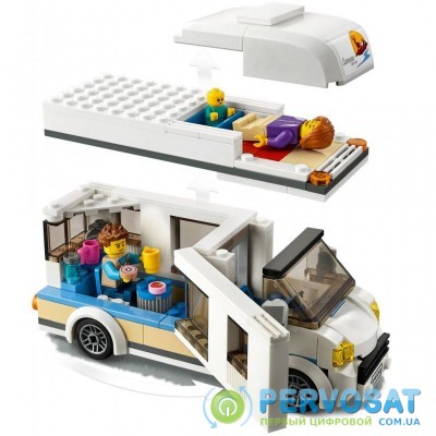 Конструктор LEGO City Great Vehicles Каникулы в доме на колесах 190 деталей (60283)