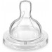 Соска Avent силіконова Classic+ швидкий потік 2шт 6+